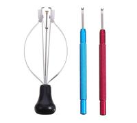 GATHINESS Extracteur de Ressort et Outil de Levage Montre 3 Pièces, Portable Pince et Étuis pour Réparation d'Aiguilles, Kit Horlogerie pour Bricoleurs et Amateurs