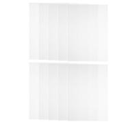 GATHINESS Films Plastique Rigide Transparent A4 0,2 MM 10 Feuilles PVC Semi-Translucides Double Face pour Fabrication de Boîtiers et Activités de Cadres