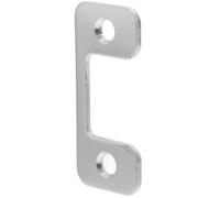 GATHINESS Gâche de Porte pour Serrure Encastrée Insertion Fluide Plaque Métallique Élégante en Acier Inoxydable Argenté pour Portes en Bois la Maison Bureau