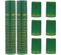 GATHINESS Gaine Thermorétractable PVC Verte pour Bouchons de Bouteilles de Vin, Usage Unique, 100 Pièces, Scellant Parfum, Maison ou Clubs, Diamètre 33 Mm