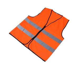 GATHINESS Gilet Résistant à L'usure de Sécurité et Fluorescent pour Adulte en Polyester Bandes Réfléchissantes 360 Degrés pour Marche Nocturne Travailleurs du Bâtiment