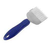GATHINESS Grattoir pour Rayon de Miel en Acier Inoxydable avec Manche Confortable et Antirouille, Pelle à Miel Bleue pour Apiculture et Extraction de Miel Facile