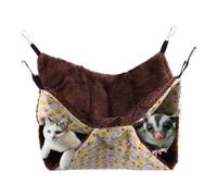 GATHINESS Hamac pour Animaux de Compagnie en Velours Chaud à Double Couche, Confortable pour Hamster et Écureuil, pour Printemps et Repos Suspendu