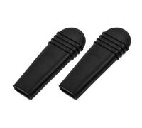 GATHINESS Housses de leviers de frein d'embrayage pour fauteuil roulant 2pcs noir PVC 8 x 3 x 1 cm Pièces de frein adaptées pour fauteuil roulant électrique