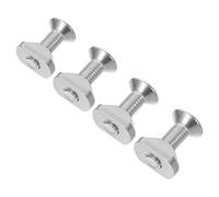 GATHINESS Jeu de Vis M8 en Acier Inoxydable pour Foil de Surf - 4 Pièces Écrous Coulissants pour Montage Hydroptère - Kit Visserie Compatible Planche à Foil et Kiteboard - Fixation