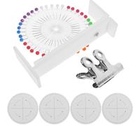 GATHINESS Kit de Fabrication de Bracelets en Écume Argenté Multi-Usage Support de Tissage pour Création D'œuvres d'art et Tricotage la Main pour Adultes