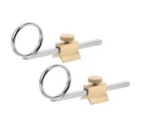 GATHINESS Kit de Remplacement pour Trompette et Cornet 2pcs Anneaux de Traction en Métal Argenté Design Ergonomique Léger Réduisant la Fatigue des Musiciens Lors des Performances Musicales