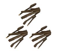 GATHINESS Lady Ponytail Band lot de 3, élastique à cheveux pour queue de cheval, bandeau en PU, pour femme, accessoires pour cheveux, cheveux bien rangés, confortable