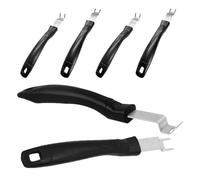 GATHINESS Lève-Grille en Acier Inoxydable Portable 6pcs Léger pour Barbecue Extérieur et Pique-niques Accessoires Pratiques pour Cuisson en Plein Air