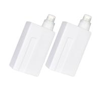 GATHINESS Lot de 2 Bouteilles Rechargeables Multifonctionnelles en Pe 1000ml pour Lessive Liquide Réutilisables Adaptées Maison et Hôtel Couleur Blanc