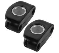 GATHINESS Lot de 2 Clips de Câble Noirs en Acier Inoxydable pour Yacht et Camping-Car, Guide-câble Fiable Trou de 17mm pour Optimiser Opérations D'amarrage