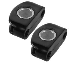 GATHINESS Lot de 2 Clips de Câble Noirs en Acier Inoxydable pour Yacht et Camping-Car, Guide-câble Fiable Trou de 17mm pour Optimiser Opérations D'amarrage