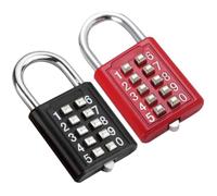 GATHINESS Lot de 2 serrures à code à 10 chiffres en alliage de zinc, cadenas à combinaison extérieur, serrure de vestiaire, design créatif, pour portes extérieures et casiers