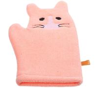 GATHINESS Lot de 2 Set de Set de Moufles de Toilette en Coton Rose, Motif Cartoon, pour Garçon et Filles et Bébés, Pratiques et Légers, Bain