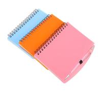 GATHINESS Lot de 3 Sets de Cahiers à Spirale A6 Pastel Penne Cahiers pour Étudiants et Bureau à Couverture Plastique Rigide Format Compact pour Prise de Notes Rapide et Organisation