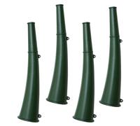 GATHINESS Lot de 4 Klaxons de Signalisation Tactiques Verts Militaires Petits Cornets Compacts pour Survie et Randonnée en Plein Air Klaxons d'urgence Multifonctions Légers et Portables