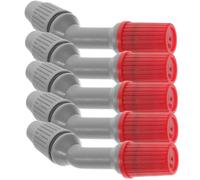 GATHINESS Lot de 5 Buses de Pulvérisation Coniques Rouges, Accessoires de Remplacement pour Tuyau D'arrosage Jardin, Buse de Pulvérisation d'eau Polyvalente pour Arrosage Automatique