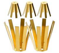 GATHINESS Lot de 5 Cales D’Adaptation en Laiton pour Manches de Golf Universels Cales Octopus 20 Mm Outil D’Installation de Grips de Golf Accessoire pour Remplissage et Centrage des Têtes