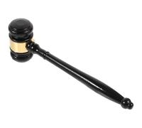 GATHINESS Marteau de Juge en Bois Portable Son Clair et Fort, Marteau de Vente aux Enchères Réutilisable pour Salle D'audience