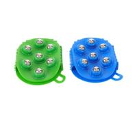 GATHINESS Masseur Lymphatique et Soins Corporels Quotidiens à 7 Boules Rotatives à 360°, Double Face, Poignée Ergonomique en Pvc et Pp, 2 Pièces pour Relaxation Musculaire