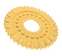 GATHINESS Médaillon de Plafond Décoratif Rond en Ps Imitation Plâtre, Couleur Or, Modèle B, pour Plafonnier D’éclairage Domestique, Rosace Résistante Décoloration, Accessoire Décoratif