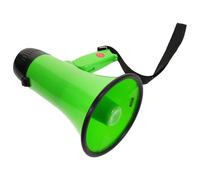 GATHINESS Mégaphone Enregistrement 240s Portable Vert avec Poignée en Abs et Son Clair pour Événements Extérieurs et Sécurité
