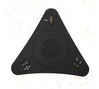 GATHINESS Microphone Léger en Plastique et Métal USB à Condensateur Noir Écho et Volume Réglable pour L'éducation à Distance Réunions de Groupe