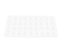 GATHINESS Moule à Briques Miniatures en Silicone Blanc pour Artisanat Manuel Multi-Trous, Fabrication de Mini Briques pour Paysage de Table de Sable et Développement de Créativité