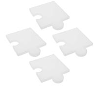 GATHINESS Moules à sous-Verres en Silicone Souple 14X11 CM Lot de 4 Pièces pour Loisirs Créatifs et Fabrication DIY de Dessous de Tasse Puzzle Maison