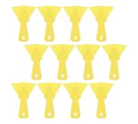 GATHINESS Outil D'angle Intérieur Prise Confortable Jaune en Plastique Lot de 12 Pièces, Spatule à Enduit et Facile à Stocker pour Travaux de Cloison Sèche