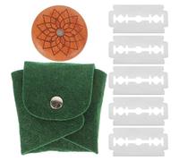 GATHINESS Outil de Scarification de Pâte Acier Inoxydable et Bois, Facile à Utiliser Fabrication de Maison Découpe Levain