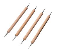 GATHINESS Outils de Sculpture pour Modelage et Gaufrage Ensemble de 9 en Acier Inoxydable à Double Extrémité pour Décoration de Gâteau et Usage Scolaire