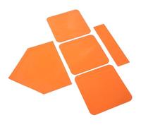 GATHINESS Pack de 5 Bases de Softball en Caoutchouc Imperméable Tapis de Lancer Stable pour Entraînement et Match de Baseball