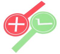 GATHINESS Palette de Réponse Mousse Réutilisable pour Enseignants Jeu Éducatif Interactif Classe Lot de Rouge et Vert pour Vote et Évaluation Scolaire