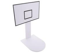 GATHINESS Panier de Basket Silencieux Intérieur PVC Blanc pour Bureau | Base Stable, Résiste à Déformation, pour Bacs de Bureau et Déchets Papier, Parents et Adultes