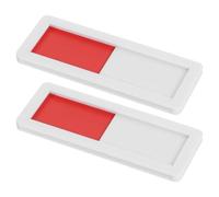 GATHINESS Panneaux de Confidentialité Coulissants pour Bureaux 2pcs en Acrylique Blanc, Facile à Installer, Ne Se Décolore Pas, pour Cabinets et Toilettes
