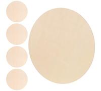 GATHINESS Panneaux de Porte Ronds en Bois Naturel à Peindre Diamètre 35 CM Lot de 5 Supports DIY pour Décorations Suspendues et Activités Créatives Garçon et Filles