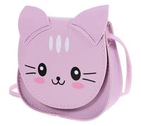 GATHINESS Paquet Bandoulière en Cuir Pu Pourpre Design Chat Adorable, Capacité Modérée et Pratique, pour Adolescentes Lors de Sorties Quotidiennes ou Fêtes