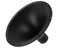 GATHINESS Pavillon de Haut-parleur D'aigus en Abs, Cornet de Compression en Plastique, 8 Pouces, Rond, Noir, Filetage Interne, Accessoires pour Auditorium et Salle de Conférence