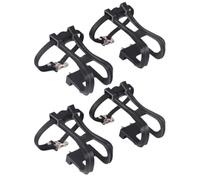 GATHINESS Pédales pour Vélo en Plastique et Nylon Installation Simple 2 Paires avec Clips et Sangles Contrôle pour Cyclisme Extérieur et Vélo D'intérieur