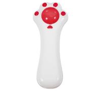 GATHINESS Peigne de Massage pour Chat avec Balle D'herbe à Chat Intégrée Intérieur Rouge en Abs pour Stimuler Mentalement et Soulager L'ennui
