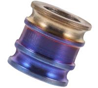 GATHINESS Pendentif en Titane pour Cordon Collier, Perles de Paracorde Haute Dureté, Facile à Utiliser, pour Création Bijoux et Usage Extérieur