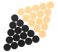 GATHINESS Pièces de Dames en Plastique 32 Pcs Beige et Noir Accessoires Universels pour Jeu de Société Pions de Dames et Backgammon Légers et Portables pour Jeux en Famille et Voyages
