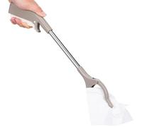 GATHINESS Pince à Poubelle pour Déchets, Ramassage Extérieur, Acier | Poignée Antidérapante, Prise Facile des Détritus, Accessoires pour Agents D'entretien Sanitaire, Usage Dehors