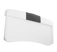 GATHINESS Plateau de Clavier sous Bureau Réglable pour Saisie, Bureau | Organiseur Multifonction, Blanc PP et Alliage D’aluminium, Usage Office, Rail Non Inclus