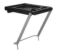 GATHINESS Plateforme Pliable à Échelle Noire en Plastique et Fer, Accessoire Antidérapant pour Escabeau, pour Peinture et Réparations, Solide et Polyvalente