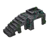 GATHINESS Plateforme Tortue D'ornement Résistante à l'usure en Résine | Simulation de Zone de Repos, Pont Décoratif pour Aquarium, Usage Tortues et Reptiles