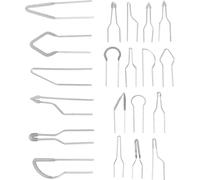 GATHINESS Pointe de Pyrograveur en Métal Argenté pour Pyrogravure sur Bois, Accessoire Professionnel Adapté la Plupart des Modèles Différentes Formes