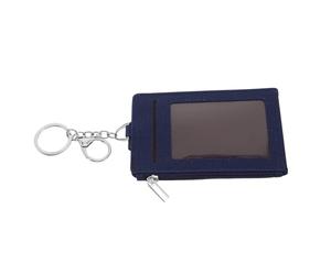 GATHINESS Porte-Badge Porte-Carte D'identité avec Porte-clés en PU et Métal, Protection Toutes Conditions, Design Moderne pour Bureau et Transport Public