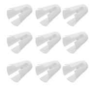 GATHINESS Porte-bobines Gestion du Fil Lot de 30 en Plastique Blanc Support de Bobine Solide pour Machines à Coudre Industrielles pour Production à Grosse Échelle